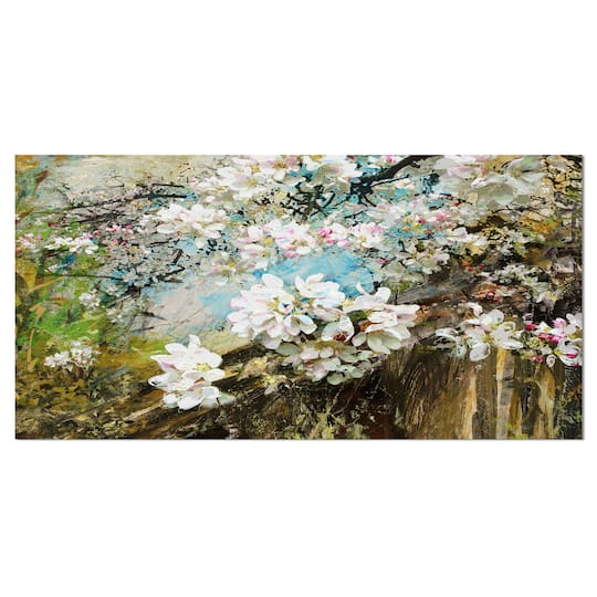 Designart - Apple Blossoms With White Flowers